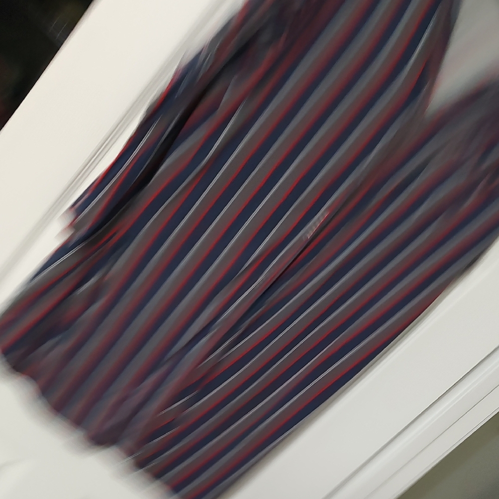 Little Sleepies Gray and Red Striped Night Shirt
